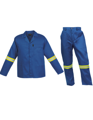 Barron Budget Poly Cotton Conti Suit with Reflective(1)